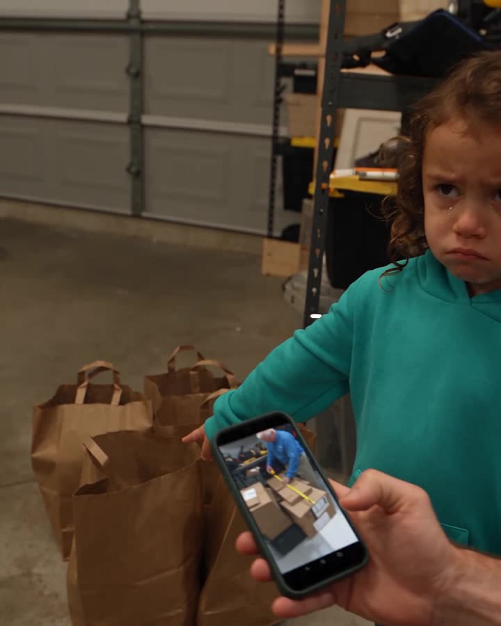 Emma Was Blamed for Taking Grandpa Walter’s Keepsake — Then the Garage Camera Showed Him Hiding It in the Grocery Bag Himself