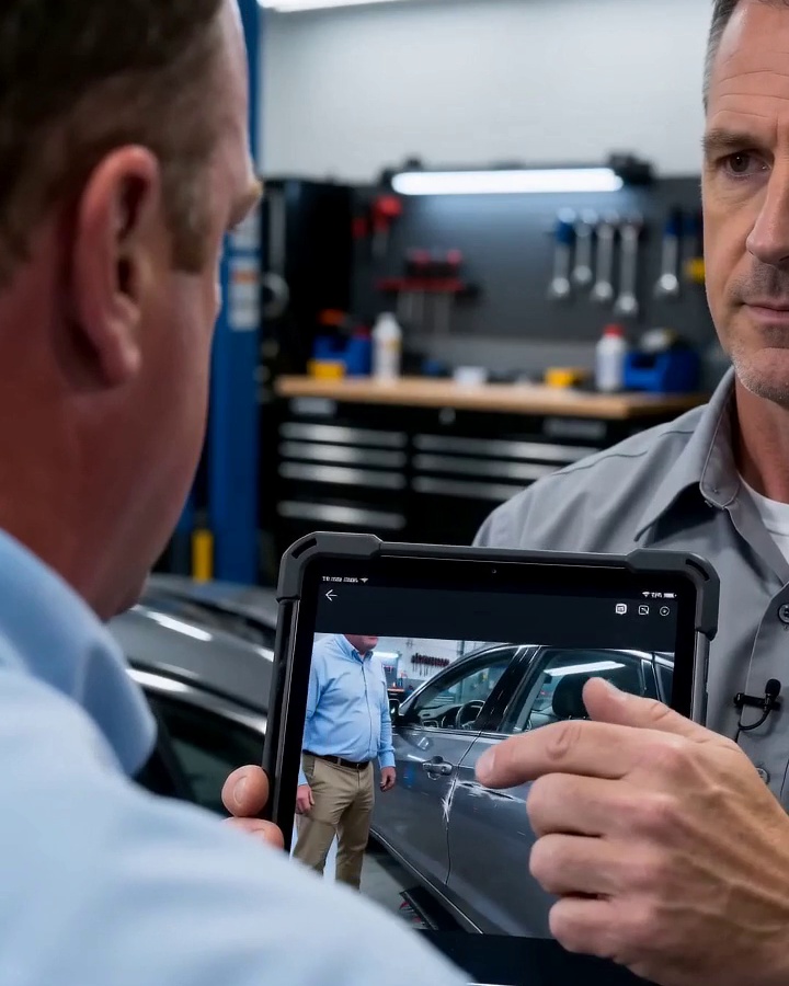 Richard Accused a Mechanic of Scratching His Car — Then the Garage Cameras Showed the Damage Was Already There Before She Touched It